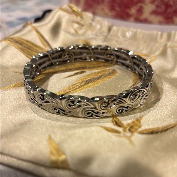 Jewelry - Ornate Silver Filigree Bracelet with Vintage Charm